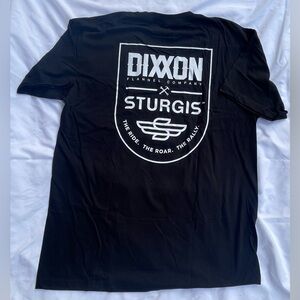 Dixxon Men's Sturgis Ride Roar Rally Badge Short Sleeve T Shirt Black NWT XLarge